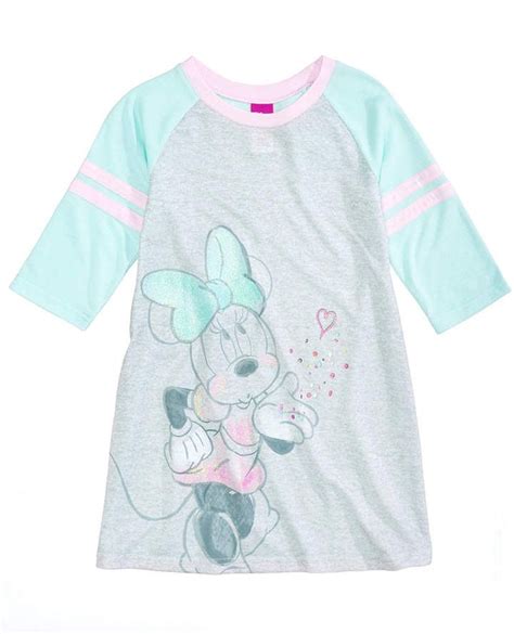 Disneys Minnie Mouse Nightgown Toddler Girls Created For Macys