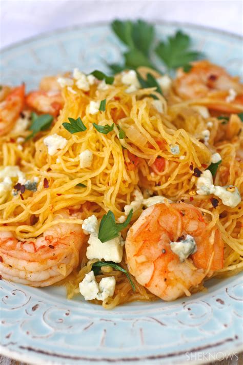 Gf Friday Spicy Shrimp And Gluten Free Spaghetti Squash