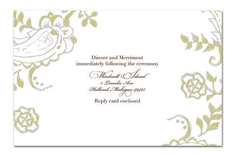 Messages pour invitation, modèles de lettres et textes pour invitation ainsi que des exemples de textes, lettres, cartes ou sms. Free Wedding Design Invitation Template