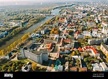 Pinsk, Brest Region, Belarus. Pinsk Cityscape Skyline In Autumn Morning ...