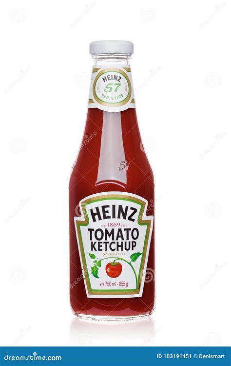 Heinz Ketchup Bottle And Bottle Of Heinz Yellow Mustard Editorial Photo