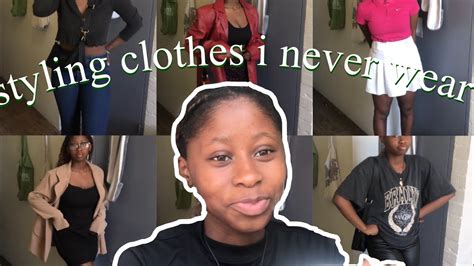 Styling Clothes I Never Wear👗 How I Style My Outfits Youtube