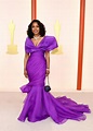 Angela Bassett's Stunning Purple Gown at the 2023 Oscars