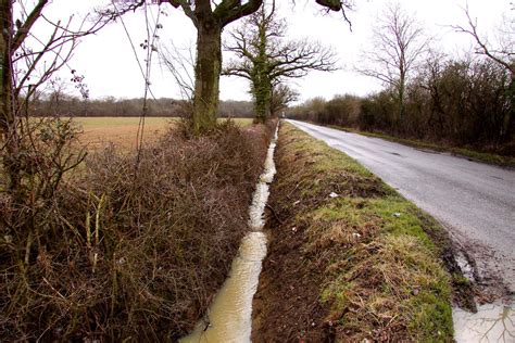 Filedrainage Ditch At The Side Of The Road Uk 1747218