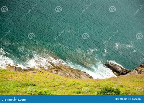 Precipice From A Rock Stock Image Image Of Blue Peace 32100091
