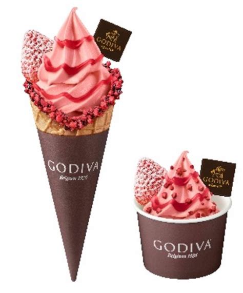 Godiva S Godiva Soft Ice Cream Strawberry Strawberry Dip And Other