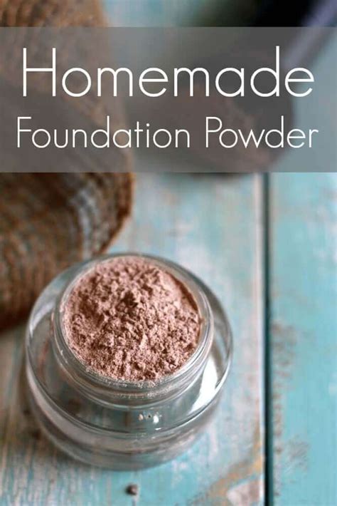 Homemade Foundation Powder
