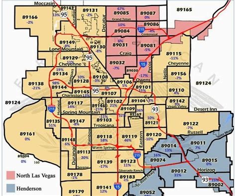 Las Vegas Map With Zip Codes Maps Catalog Online