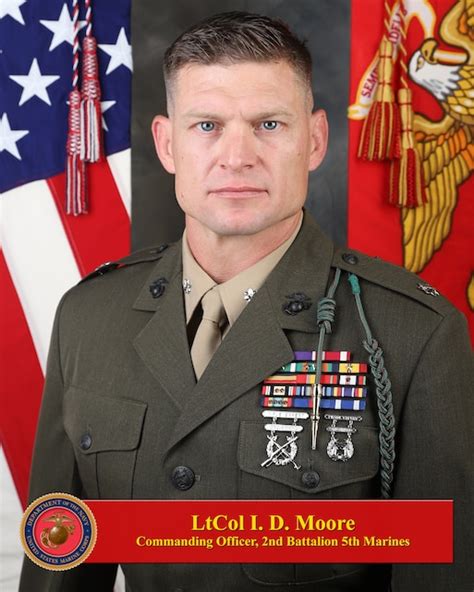 Ltcol Isaac Moore 1st Marine Division Leaders