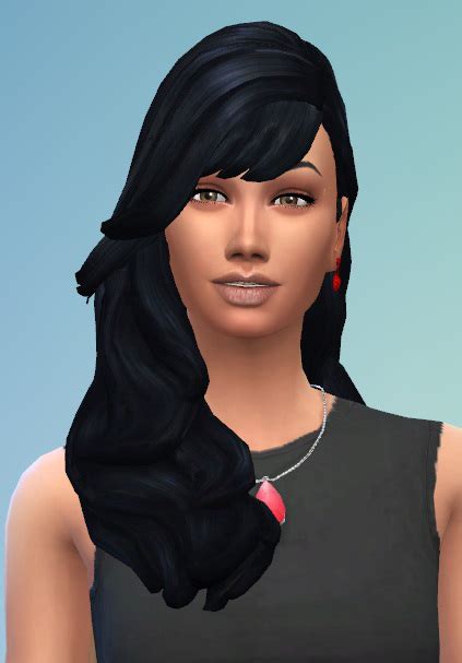 Birksches Sims Blog Romantic Curls With Bangs Sims 4 Hairs
