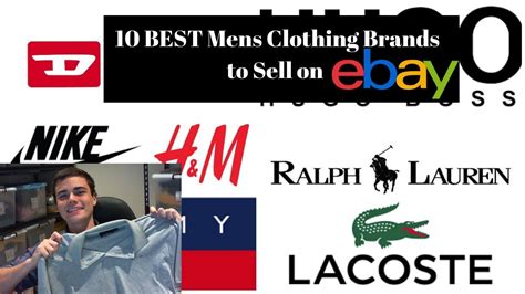10 Best Mens Clothing Brands To Sell On Ebay For Profit 2019 Youtube
