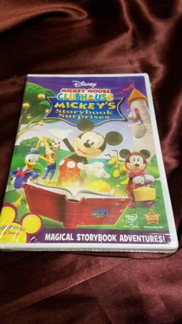 Disneys Mickey Mouse Clubhouse Mickeys Storybook Surprises Dvd New