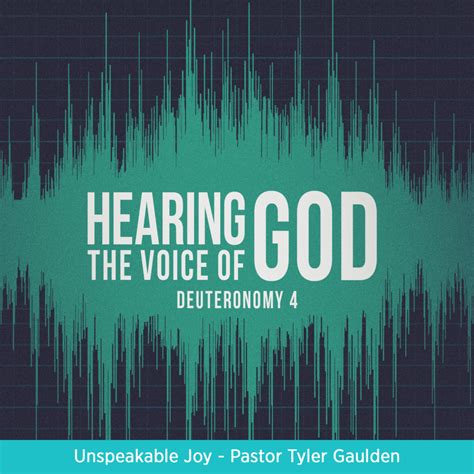Hearing The Voice Of God Church Street Baptist Church