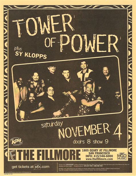 Song Lyric Posters Band Posters Music Posters Tower Of Power Music