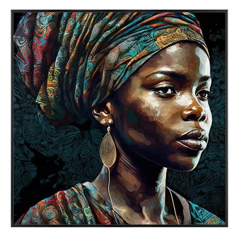 World Menagerie African Woman Unframed Print Uk