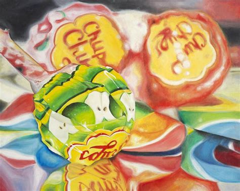 Chupa Chups Painting By Nancy Whitehead Saatchi Art