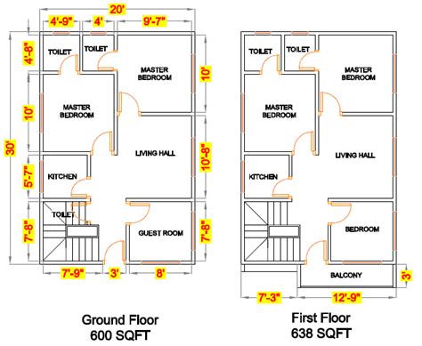 20x30 Feet 600 Sqft Small Modern House Plan With Interior Ideas Full