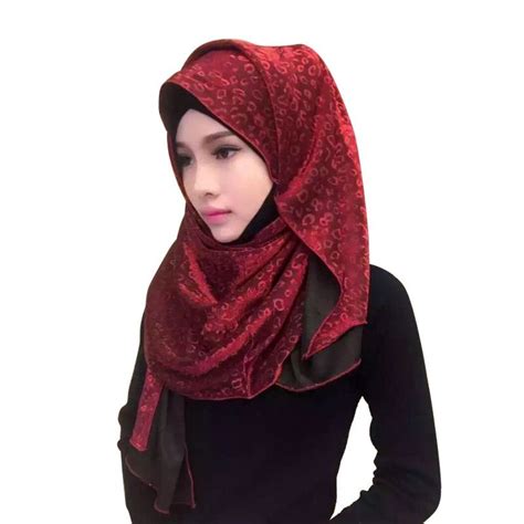 Elegant Womens Muslim Islamic Hijab Maxi Scarf Print Long Chiffon Shawl Soft Wrap Headwear