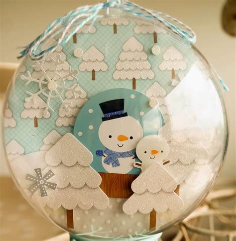 Doodlebug Design Inc Blog Frosty Friends Double Snow Globe Inspiration