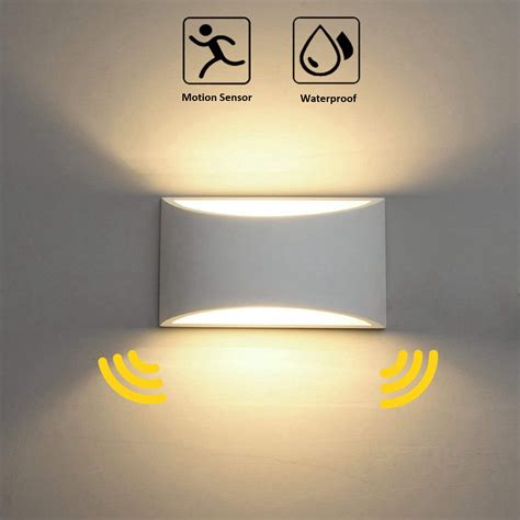 Click to add item patriot lighting® jaymes led motion sensor outdoor wall light to the compare list. Reactionnx Motion Sensor LED Wall Lighting Sconce, 7W Warm ...
