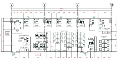 Office Interior Furniture Layout Plan Autocad Drawing Dwg File Cadbull