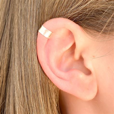 Ear Cuff Helix Cartilage Ear Ring Fake Clip On Cuff Wrap Upper Closure Ring Evmr Body Piercing
