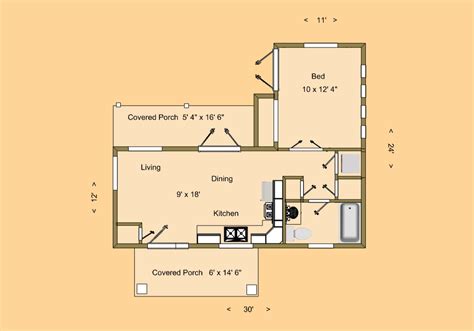 Very Small House Plans Small House Floor Plans Under 500 Sq Ft Small