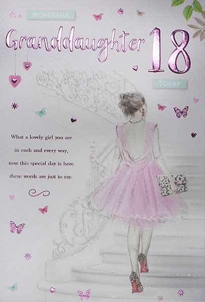 Granddaughter birthday card disney frozen anna & elsa. Granddaughter 18th Birthday Card 5034695180704 | eBay