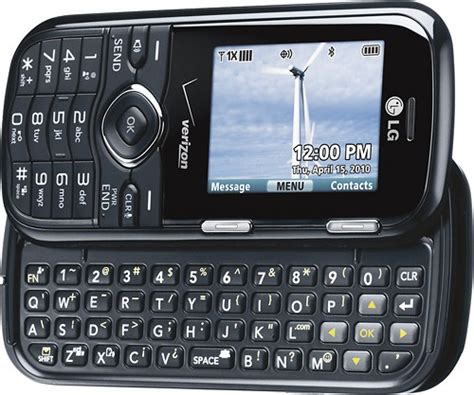 Best Buy Lg Cosmos Mobile Phone Black Verizon Wireless Lg Vn250