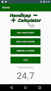 This tracks your rounds and offers you the chance to get a 3d flyover of the thousands of courses available. Golf Handicap Calculator - Apps on Google Play