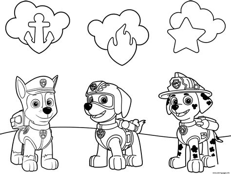 Free Paw Patrol Coloring Pages Happiness Is Homemade