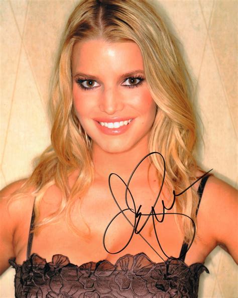 Autographed Jessica Simpson 8 X 10 Photo Signed On Ebid United States 215194828