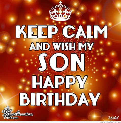 Birthday Wishes For Son Images Pictures And Graphics