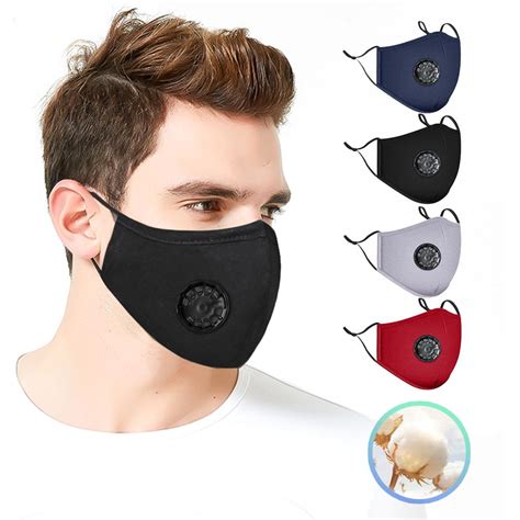 10pcs Fashion Anti Dust Face Mask With Breathing Valve Shoppall