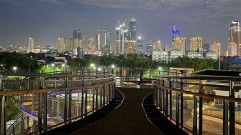 Senayan Park Tempat Wisata Viral Di Jakarta Dengan Skywalk