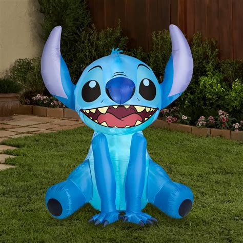 Gemmy 5ft Tall Airblown Disney Limited Edition Stitch Seasons Inflatables