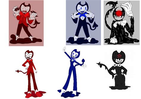 Red And Blue Bendy By Inkfoe On Deviantart