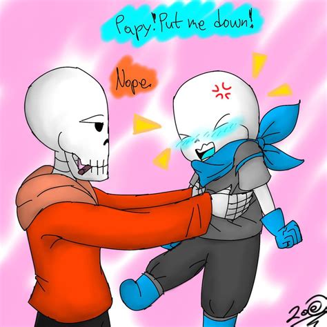 Underswap Papyrus And Sans By Vakeozoe On Deviantart
