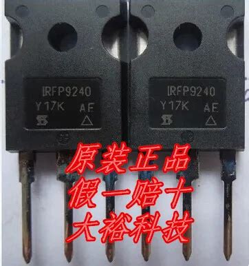 30PCS 30PCS Line IRFP9240PBF FET MOSFET P Channel TO 247AC Genuine