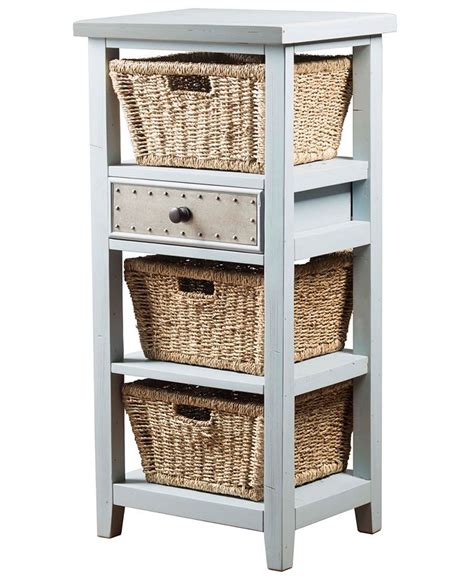 Hillsdale Tuscan Retreat Basket Stand With Drawer And Three 3 Baskets Macys