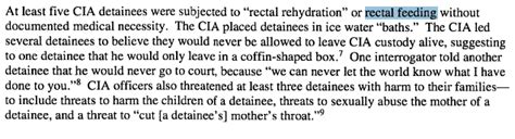 Senates Cia Torture Report ‘brutal Treatment ‘rectal Feeding And More