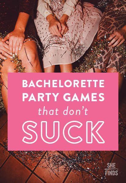 Bachelorette Party Games That Dont Suck Bachlorette Party Games Beach Party Games Wedding