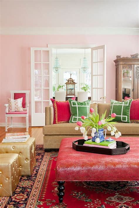 20 Classy And Cheerful Pink Living Rooms