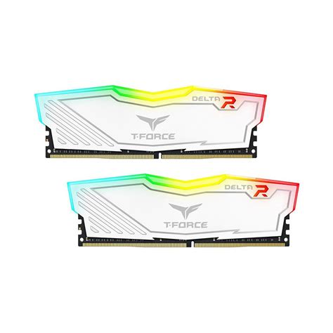 RAM Team T Force Delta RGB 16Gb 2x8Gb DDR4 3000Mhz White Shopee