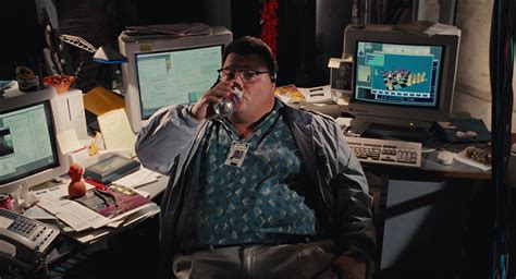 Due to his financial problems and low salary, he accepted a bribe from biosyn to smuggle dinosaur embryos off the island. jurassic park - Why does Nedry have a photo of Oppenheimer ...