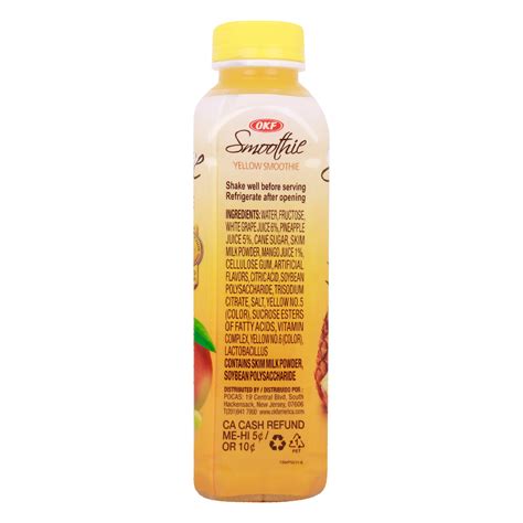 Okf Yellow Smoothie Drink 500 Ml Online At Best Price Bottled Fruit