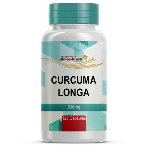 Comprar Curcuma Longa 500Mg 120 Cápsulas Drogaria