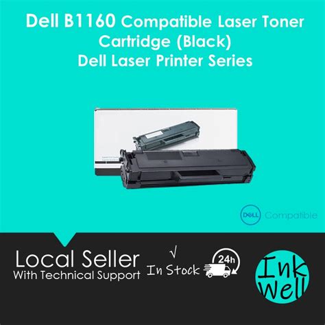 Dell B1160 B1160w B1163 B1163w B1165 B1165nfw Black Compatible Toner