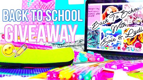 Back To School Giveaway Closed Youtube