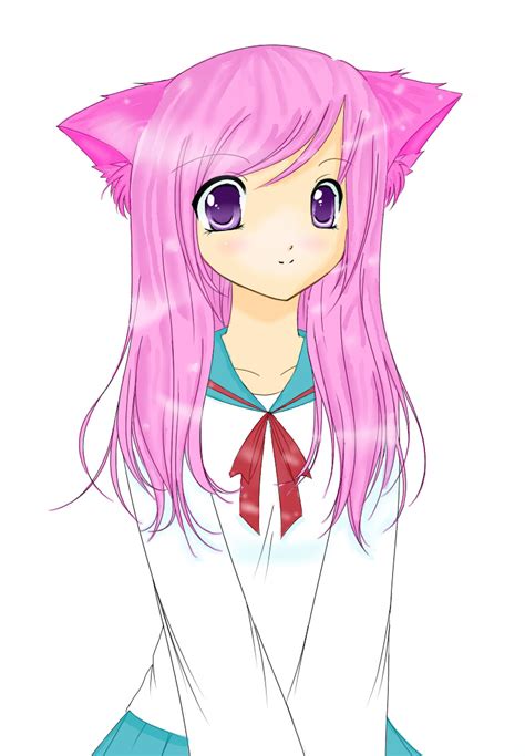 Anime Cat Girl By Littlemzrainbowz On Deviantart